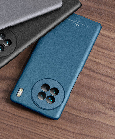 Cienkie etui marki MSVII dla Vivo X90 Pro, niebieskie